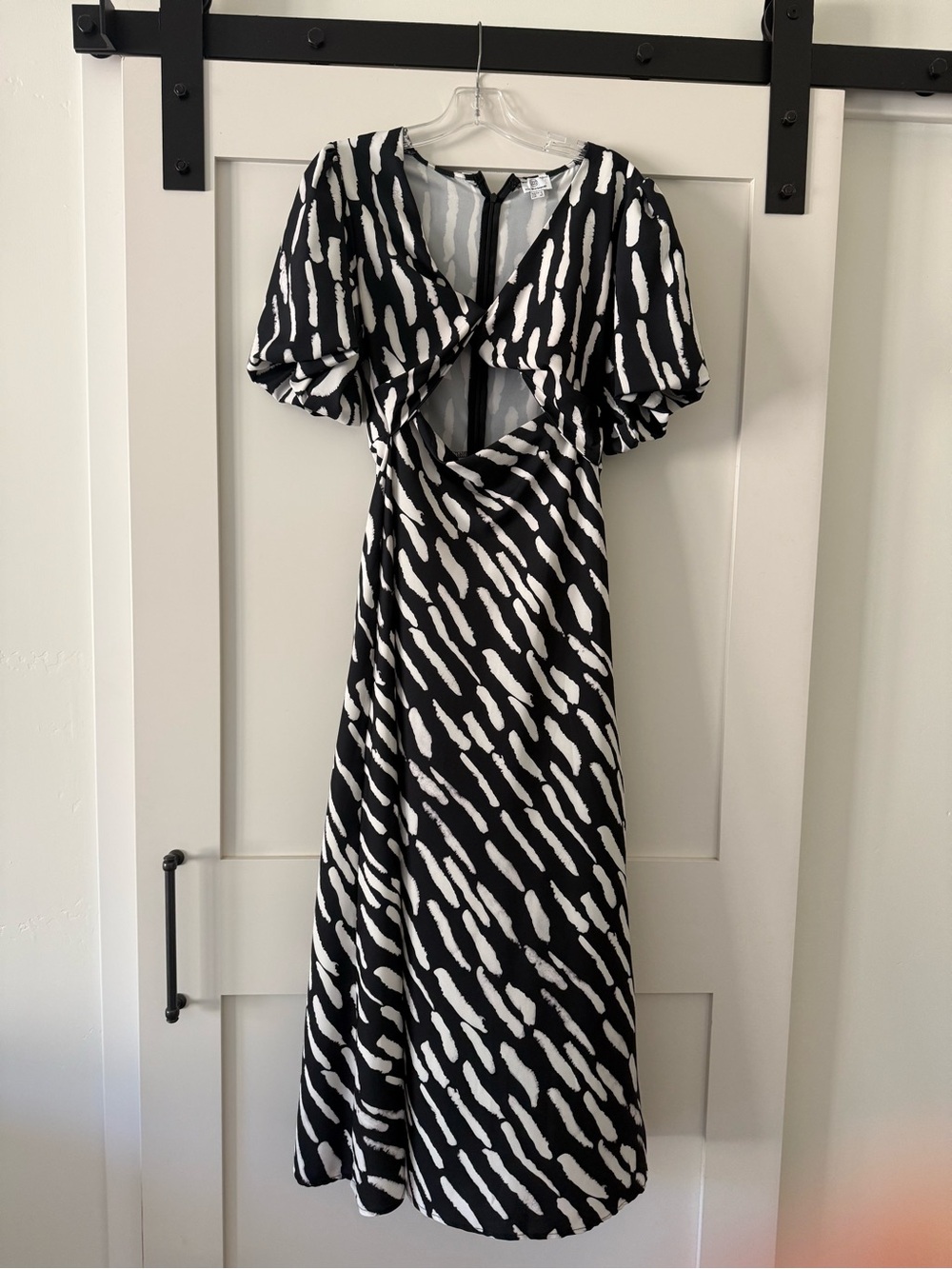 Cut-out midi dress, size 8